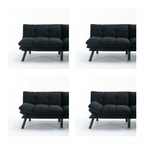 Black Convertible Folding Modern sofa Bed - Grand Goldman Shop