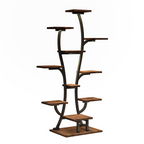(Vase Shape) Plant Stand Indoor with Grow Lights, Indoor Plant Shelf, Metal Plant Flower Holder Stand, Vase Shape Plant Rack for Home, Patio, Plant Stand, Plant Stand Indoor - Grand Goldman Shop