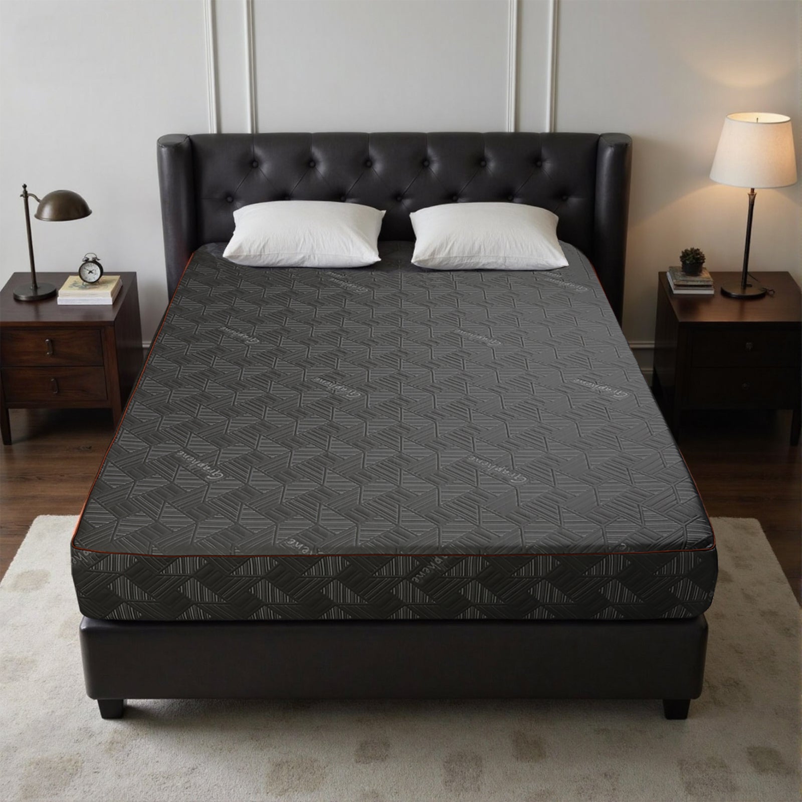 10 Inch Queen Size Mattress - Breathable & Sterilizing, High Rebound Foam for Cloud-Like Comfort, Eco-Friendly Material with Stylish Design, Ideal for Bedroom Sleep Upgrade Made in Japan - Grand Goldman Shop