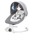 Baby Swing Infant Swing Electric Toddler Baby Rocker Portable for Newborn Boy Girl, 5 Natural Motion Speeds with Remote Contr