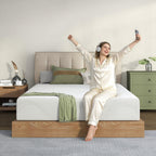 Full Size Memory Foam Mattress,10 Inch Bed Mattress,with Cooling Green Tea Gel, CertiPUR-US Certified,White - Grand Goldman Shop
