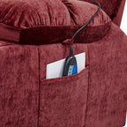 Liyasi Dual OKIN Motor Power Lift Recliner Chair  for Elderly Infinite Position Lay Flat 180° Recliner with Heat Massage - Grand Goldman Shop