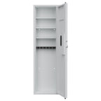 53' Passwod Touch Panel In-Wall Safe,Hidden Wall Gun Safe for Rifles with Adjustable Shelves,Assembled Storage Multifunctiona