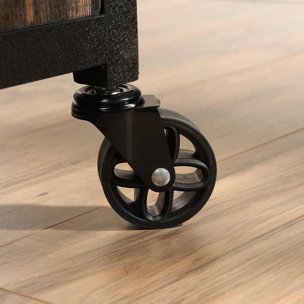 File Pedestal with Smooth-Glide Drawer, Dark Oak finish - Grand Goldman