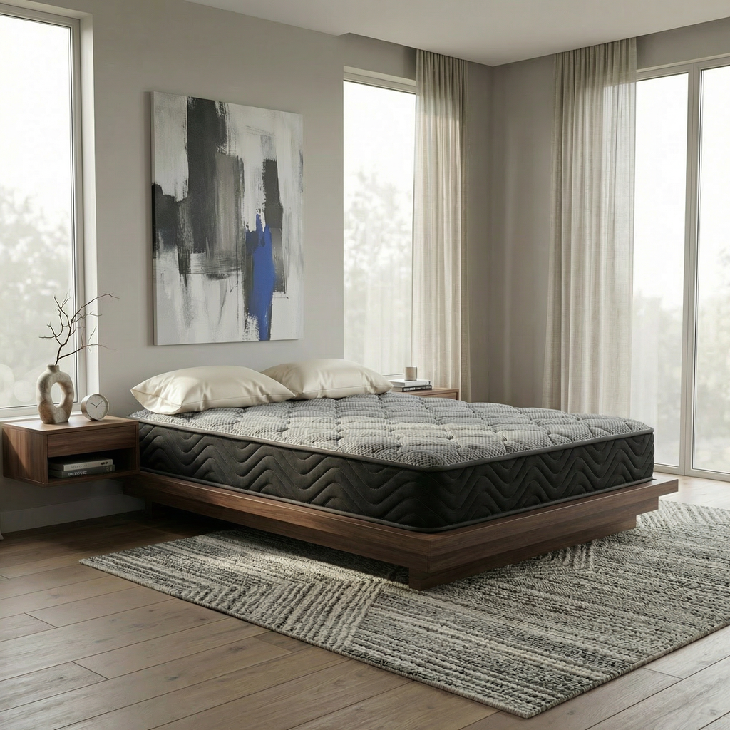 Hybrid 8 Inch Firm Twin Mattress with Pocketed Coils - Grand Goldman Shop