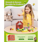 Magnetic Blocks 100 PCS Magnet Blocks Set STEM Montessori Sensory Toys - Grand Goldman