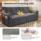 SOMNUS Multi-Functional Convertible Sofa Bed
2-in-1 Multi-Functional Sofa Bed (for Sitting & Sleeping), made of modern corduroy fabric, suitable for living rooms, bedrooms, apartments and small spaces - Grand Goldman Shop