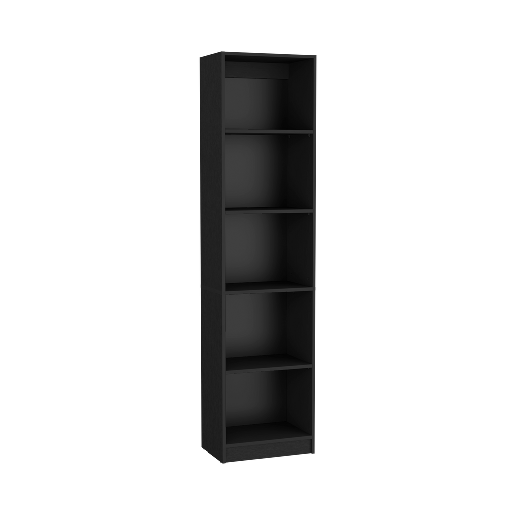 Bookcase Compact Bookshelf with Multiple Shelves, Black - Grand Goldman