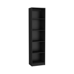Bookcase Compact Bookshelf with Multiple Shelves, Black - Grand Goldman