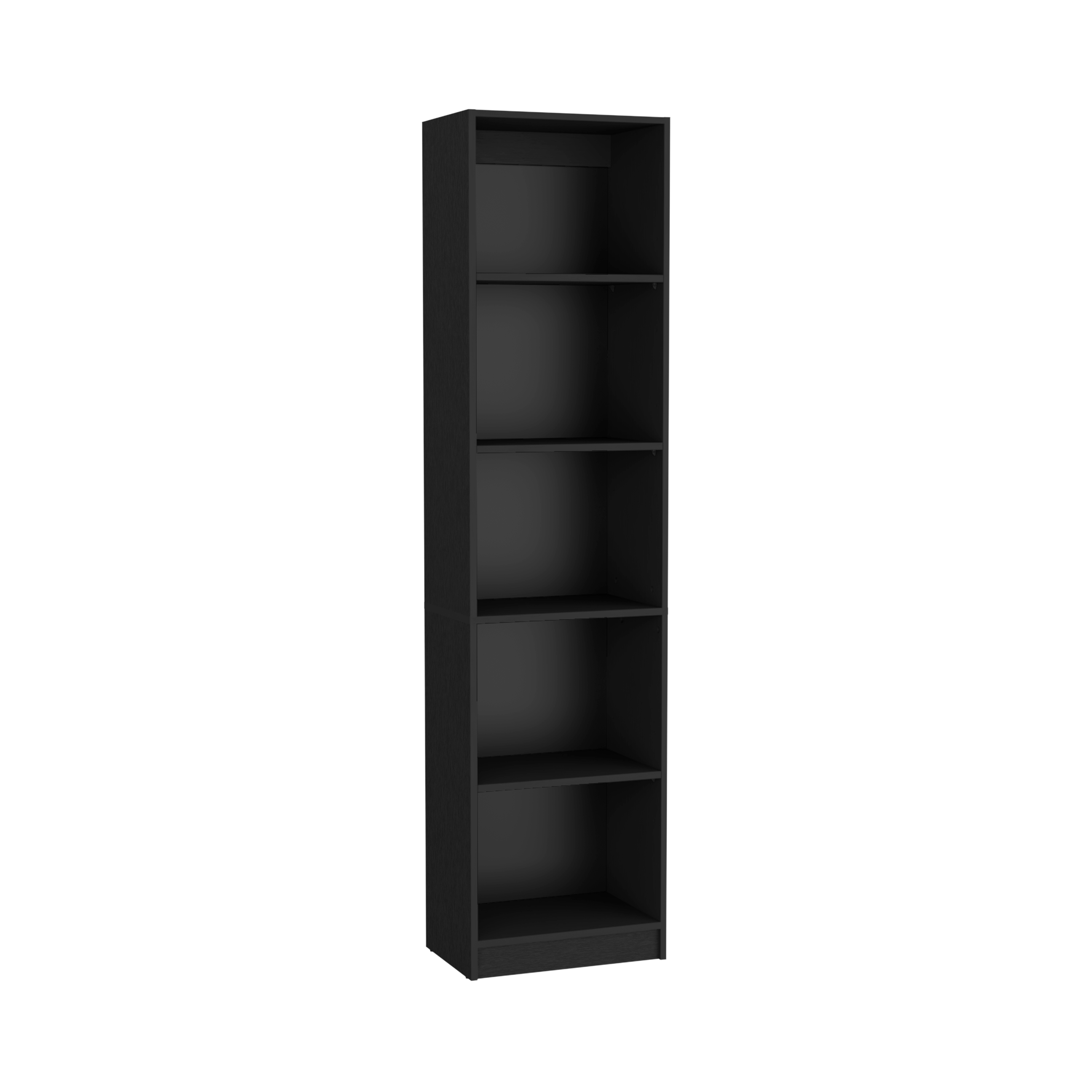 Bookcase Compact Bookshelf with Multiple Shelves, Black - Grand Goldman