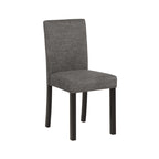 Modern 5-Piece Dining Table Set with 4 Chairs for Kitchen or Dining Room – Light Grey & Black Two-Tone - Grand Goldman Shop