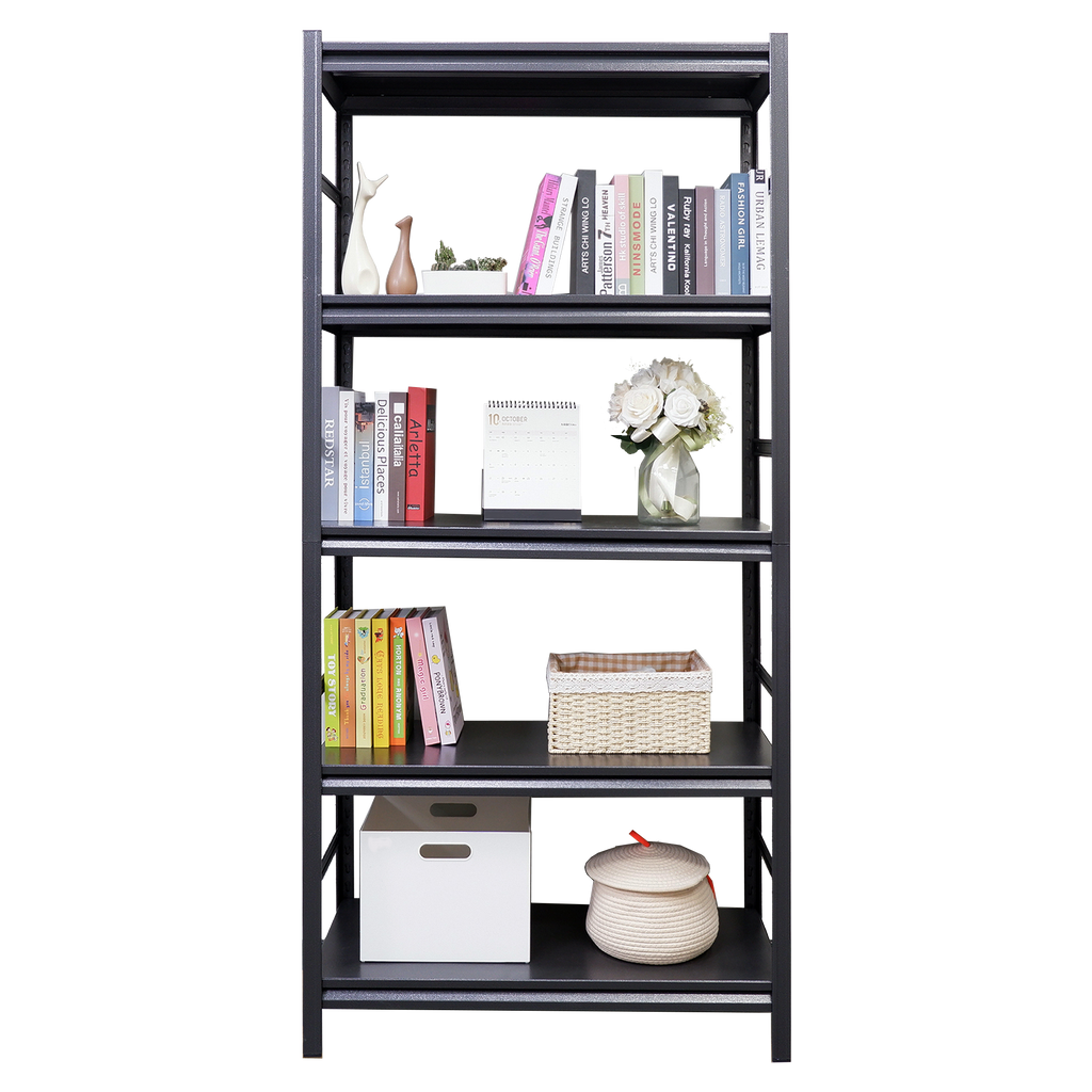 Storage Shelves 5 Tier Heavy Duty Metal Shelving Unit Adjustable Shelving Units and Storage Rack Kitchen Garage Shelf H72 * W35.4 * D15.7 - Grand Goldman Shop
