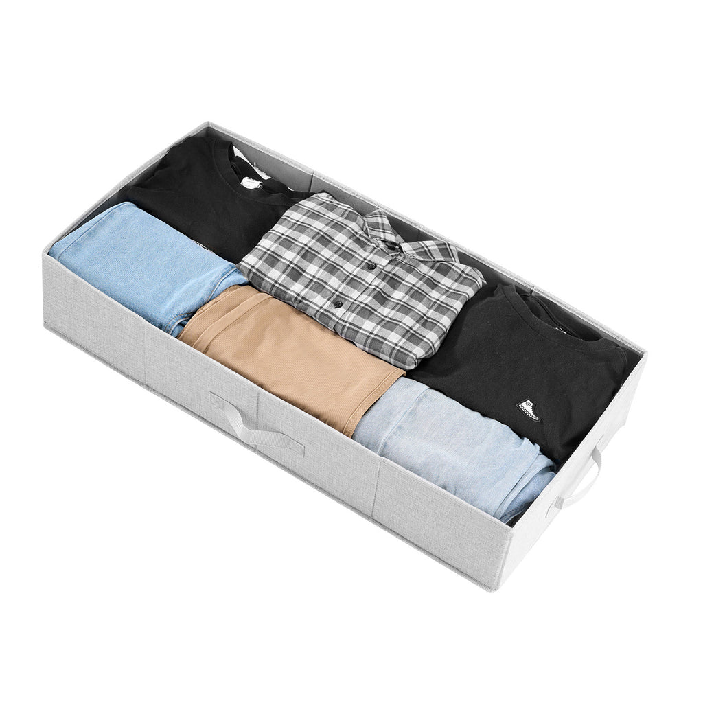 Under Bed Storage 48L Foldable Underbed Box for Household Organization 2 Pack - Grand Goldman Shop
