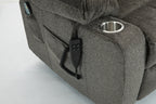 Lift Chair for Big and Tall Person with Inconvenient Legs: High Density Foam Lift Sofa with Heat and Massage, 2 Pockets, 2 Cup Holder, 2 Remote, OKIN Motor - Grand Goldman Shop