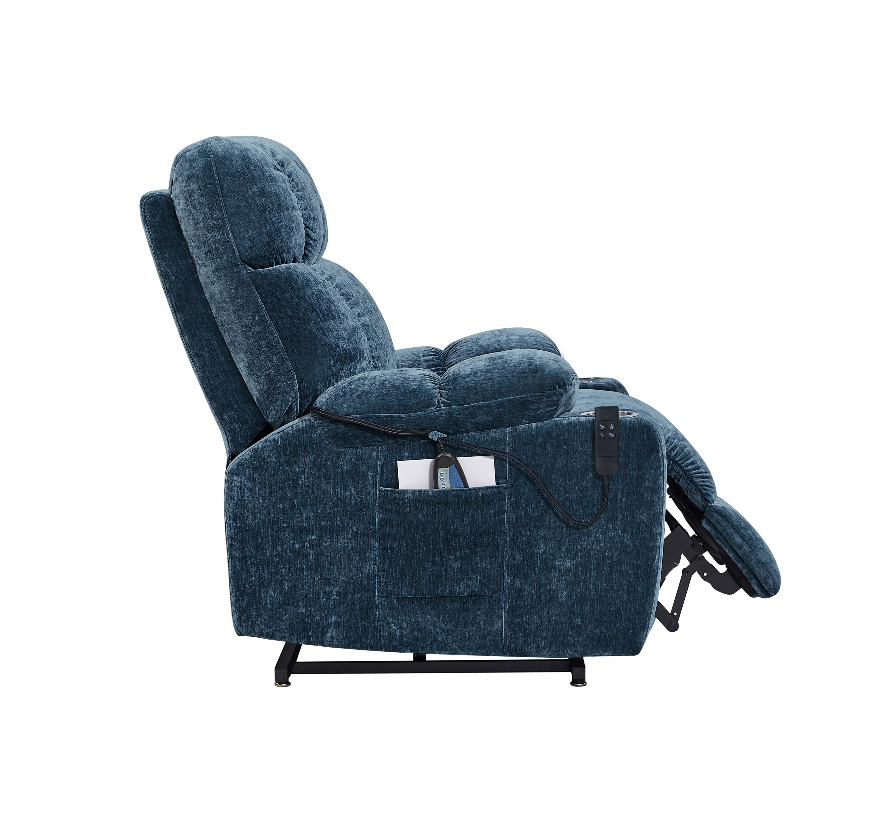 Liyasi Dual OKIN Motor Power Lift Recliner Chair  for Elderly Infinite Position Lay Flat 180° Recliner with Heat Massage - Grand Goldman Shop