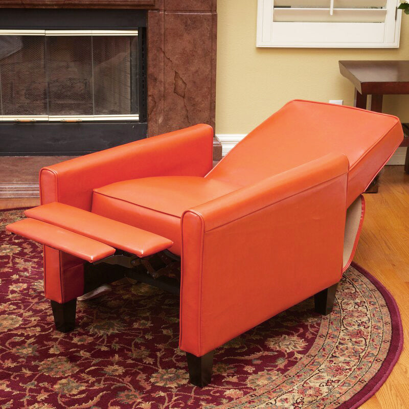 Recliner Push Back Chair for Elegant Home Décor Orange - Grand Goldman Shop