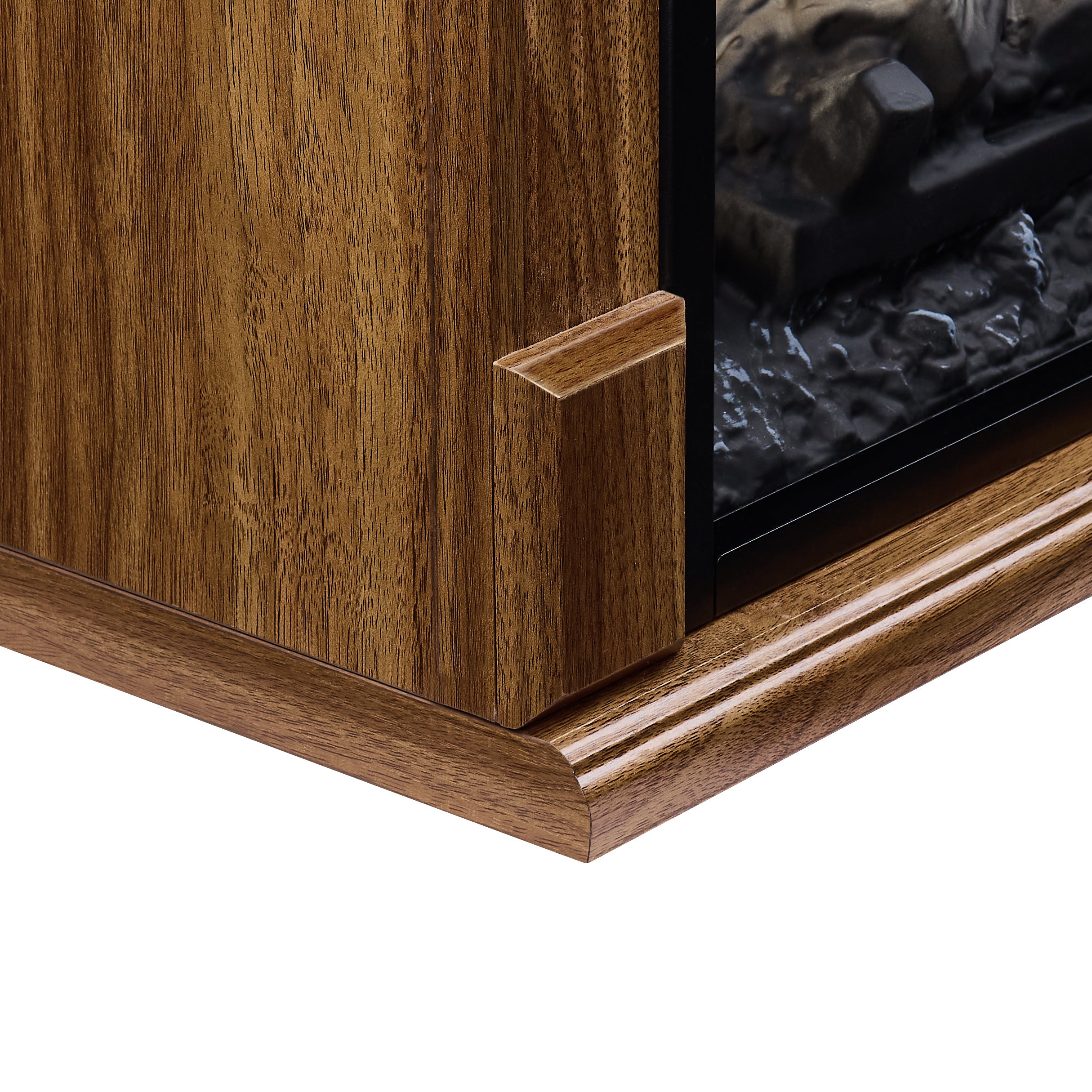 28 inch TV media entertainment center With electric fireplace - Grand Goldman Shop