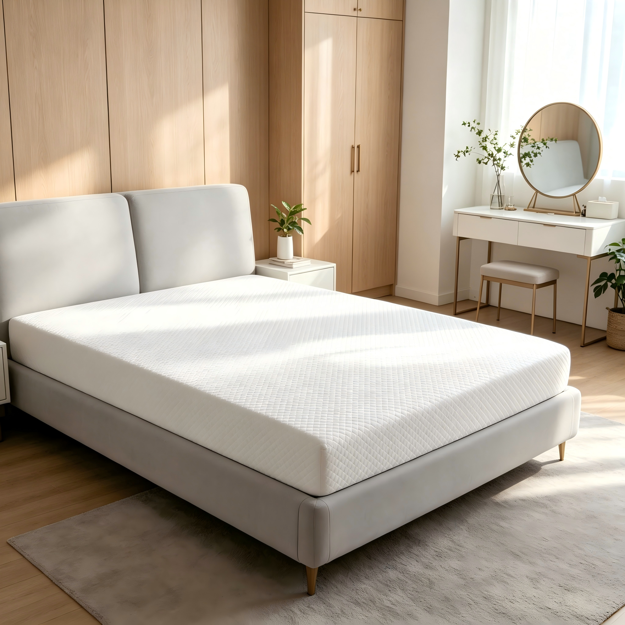 Twin Size 6 Inch Medium Firm Memory Foam Mattress, Breathable Pressure Relief Bed Mattress for Bedroom - Grand Goldman Shop
