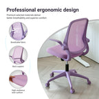 Ergonomic Color Office Chair 350LBS, Home Office, Mesh Back, Integrated Molded Foam, Comfortable Sitting, Flipping Armrest, F