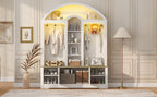 Multi-functional wardrobe/entrance wardrobe, equipped with shoe racks, clothes hangers and hooks. Wardrobe - A wardrobe is made of sturdy medium-density fiberboard with modern design and practical sto - Grand Goldman Shop