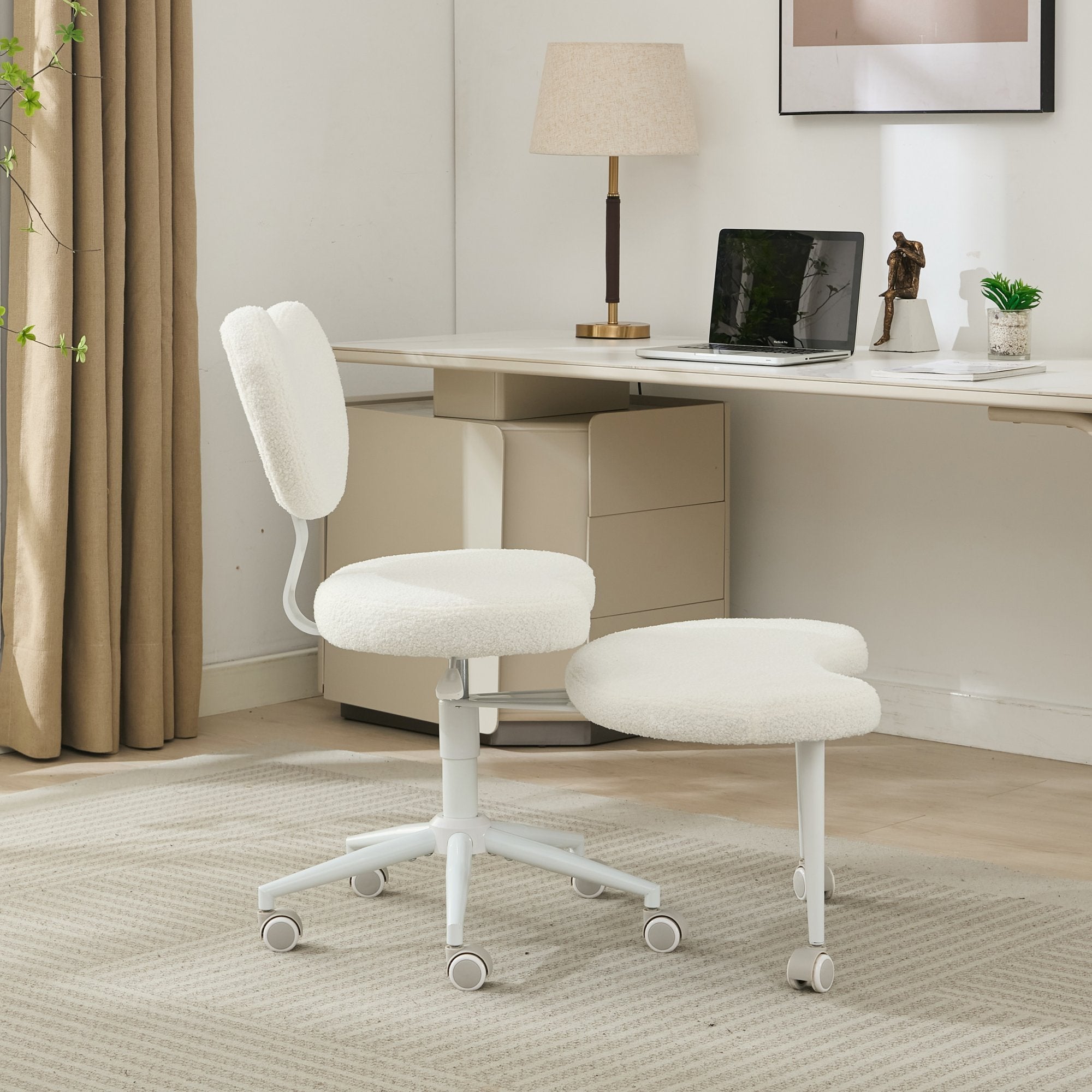 Meditation Chair Plus, Cross Legged Chair with Wheels, ADHD Chair, Criss Cross Desk Chair with Lumbar Support and Adjustable 