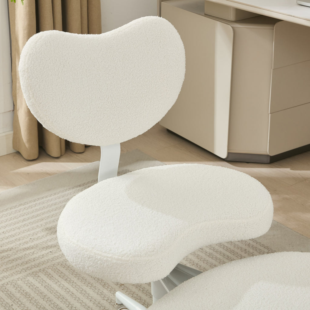 Meditation Chair Plus, Cross Legged Chair with Wheels, ADHD Chair, Criss Cross Desk Chair with Lumbar Support and Adjustable 