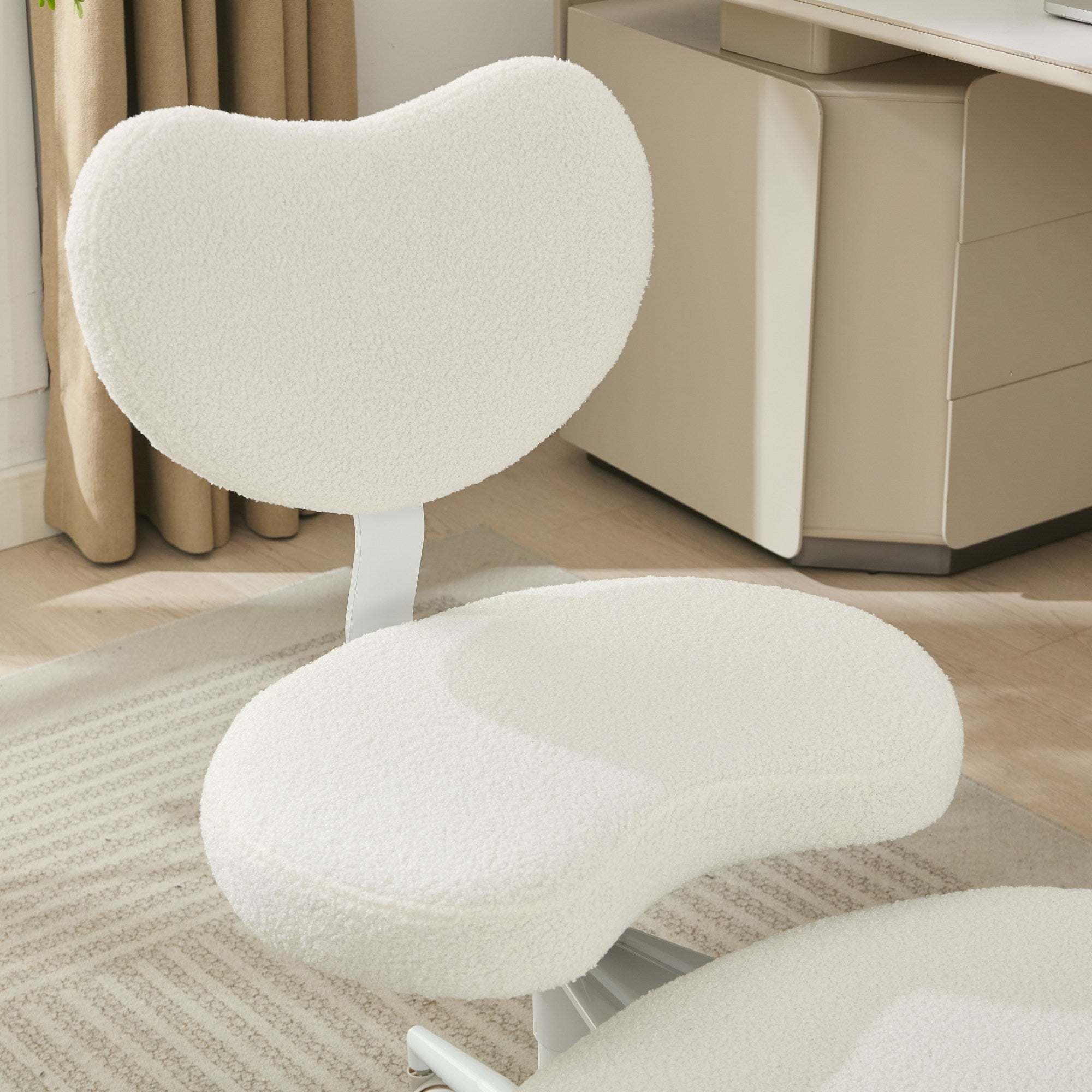 Meditation Chair Plus, Cross Legged Chair with Wheels, ADHD Chair, Criss Cross Desk Chair with Lumbar Support and Adjustable 