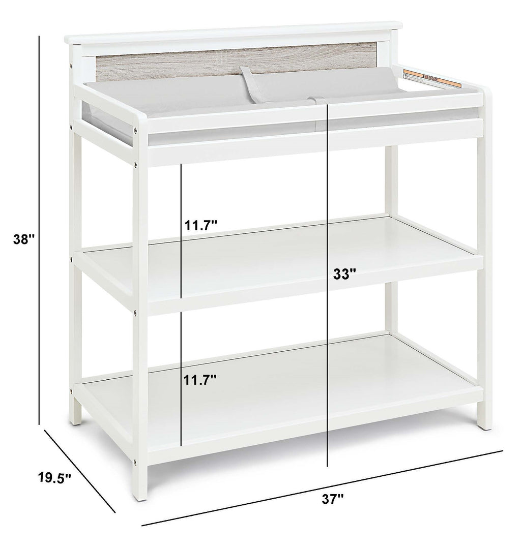 Connelly Changing Table Gray/Rockport Gray - Grand Goldman
