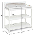 Connelly Changing Table Gray/Rockport Gray - Grand Goldman