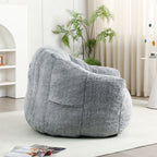 Beanbag Chair, Beanbag Sofa Chair with Armrests Stuffed High-Density Foam, Lazy Sofa Comfy Chairs Beanbag Chair for Adults in Living Room, Bedroom Reading - Grand Goldman Shop