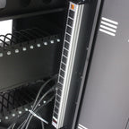 Mobile Charging Cart for Tablets Laptops 35-Device Capacity Matt Black Metal - Grand Goldman