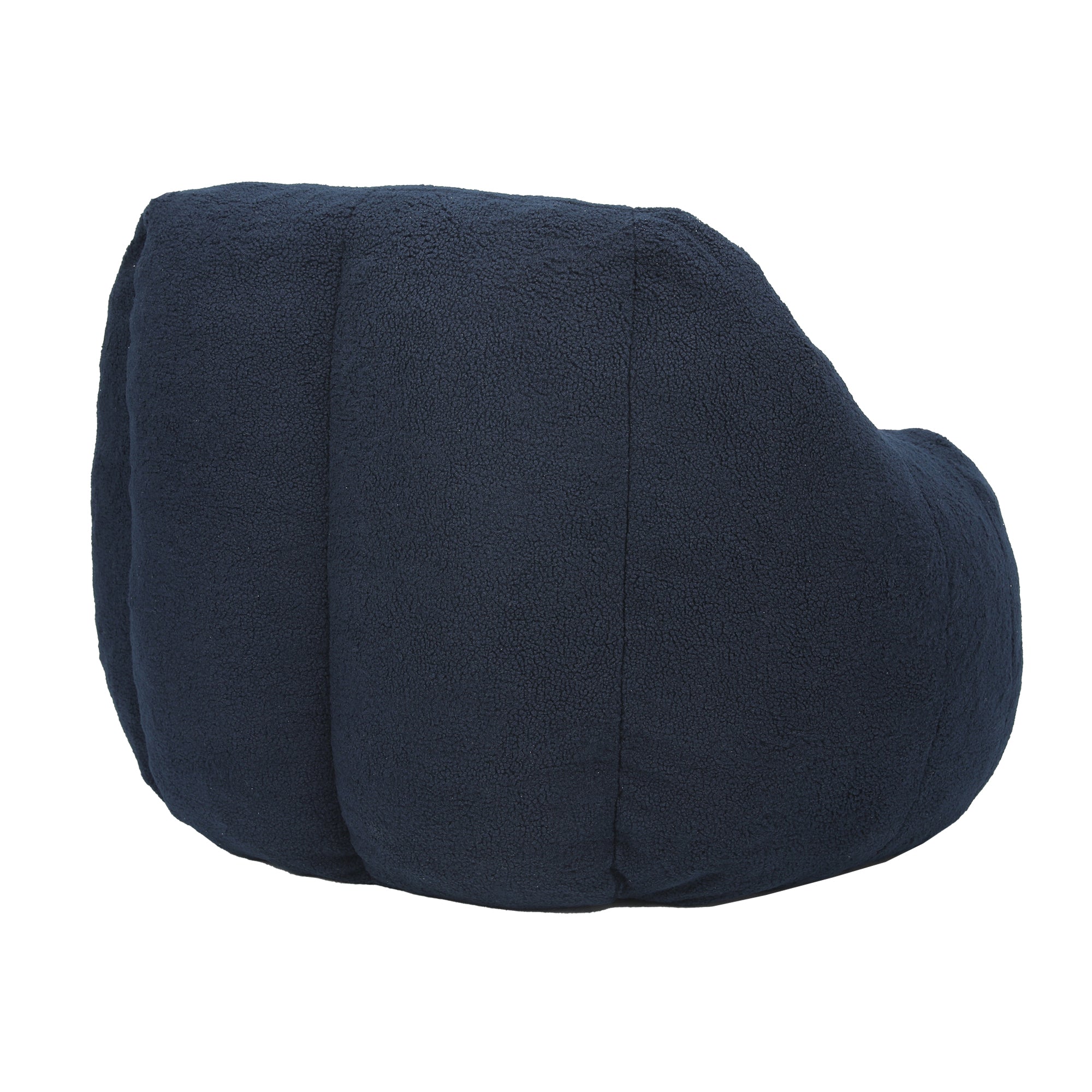 Comfy Bean Bag Chair with Memory Foam Filler – Tufted Soft Stuffed Bean Bag Sofa for Dorm, Apartment, or Living Room – Dark Blue - Grand Goldman Shop