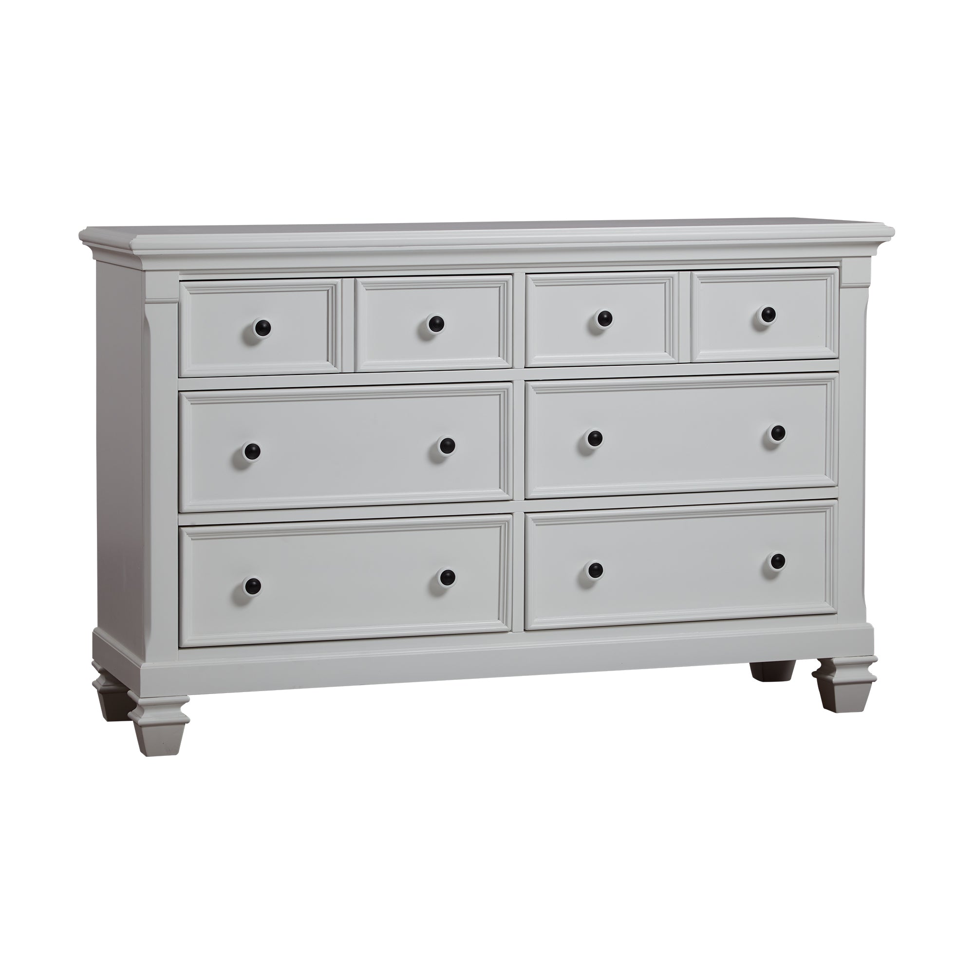 Glendale 6 Drawer Dresser Pure White - Grand Goldman