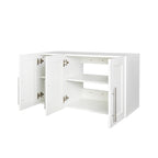 Stackable Wall Mounted Storage Cabinet, 15.75 'D x 35.43' W x 19.69 'H, White - Grand Goldman Shop