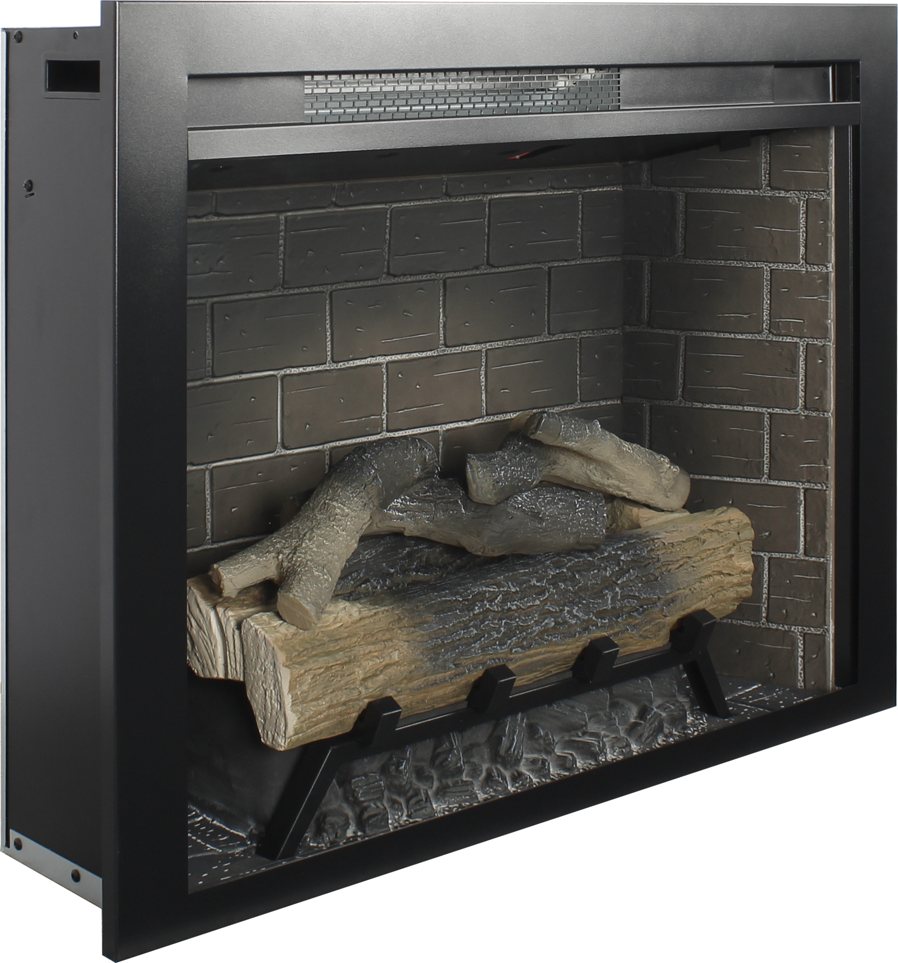 28 inch Infrared Electric Fireplace Insert, Touch Panel Home Decor Heater, Smokeless Firebox With fixed Trim Kit.With Crackling Sound - Grand Goldman Shop
