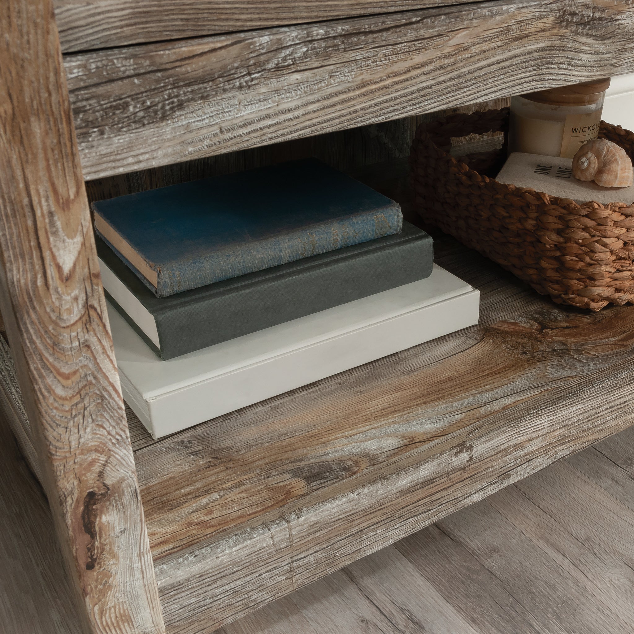 Lateral File with Rustic Style, Brown finish | Premium Home Decor - Grand Goldman