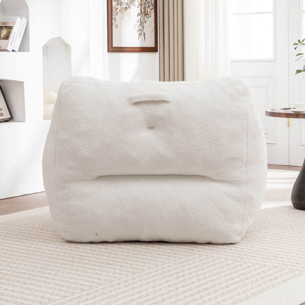Bean Bag Chair, Bean Bag Sofa Chair with Armrests Stuffed High-Density Foam, Lazy Sofa Comfy Chairs BeanBag Chair for Adults in Living Room,Bedroom Reading - Grand Goldman Shop