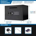 Compact Keypad Depository Safe - Grand Goldman