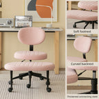 Ergonomic Office Chair – Multi-Position Cross Legged Design for Adults, Swivel Meditation & ADHD Fidget Desk Chair in Soft Bl