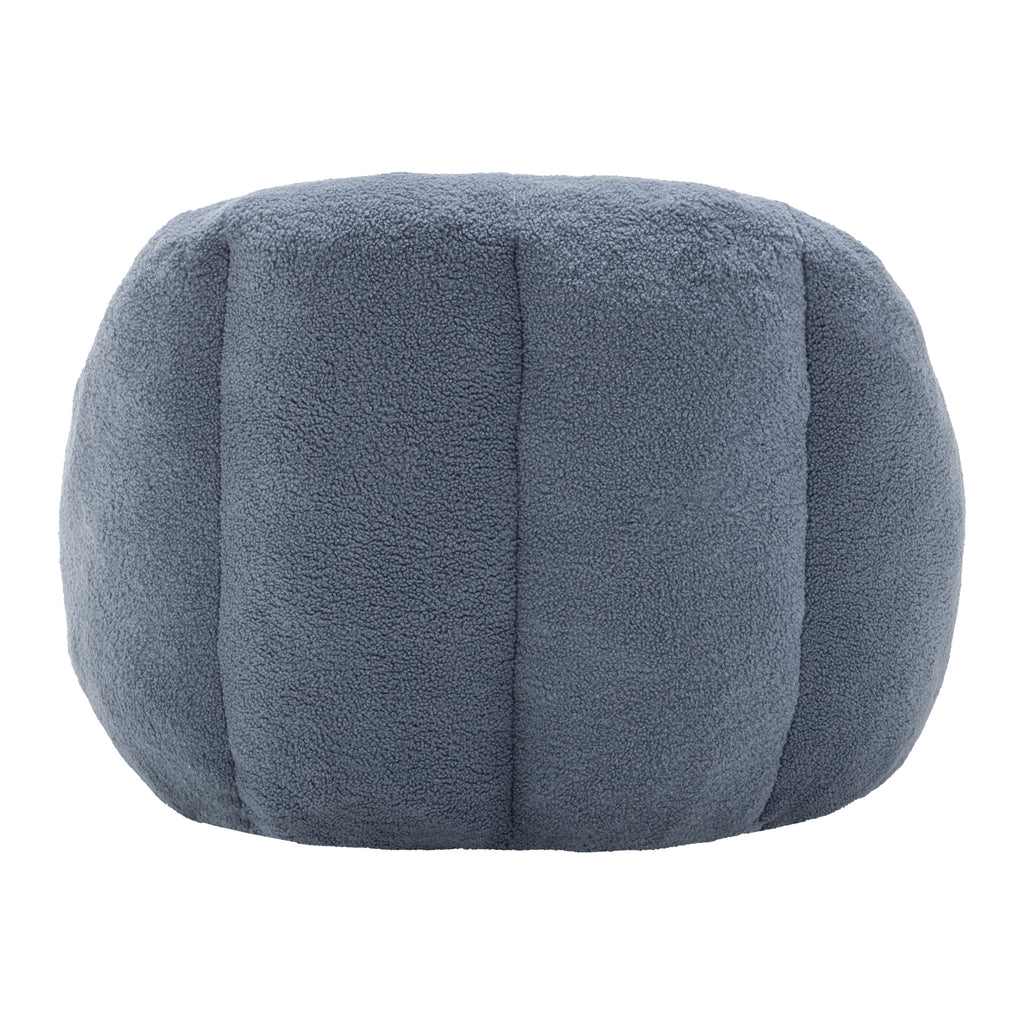 Comfy Bean Bag Chair with Memory Foam Filler – Tufted Soft Stuffed Bean Bag Sofa for Dorm, Apartment, or Living Room – Light Blue - Grand Goldman Shop