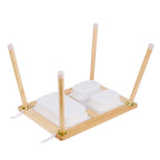 Sensory Table for Toddlers, Kids Activity Table with 3 Foldable Storage Bins & Paper Roll Holder, Indoor/Outdoor Play Sand an