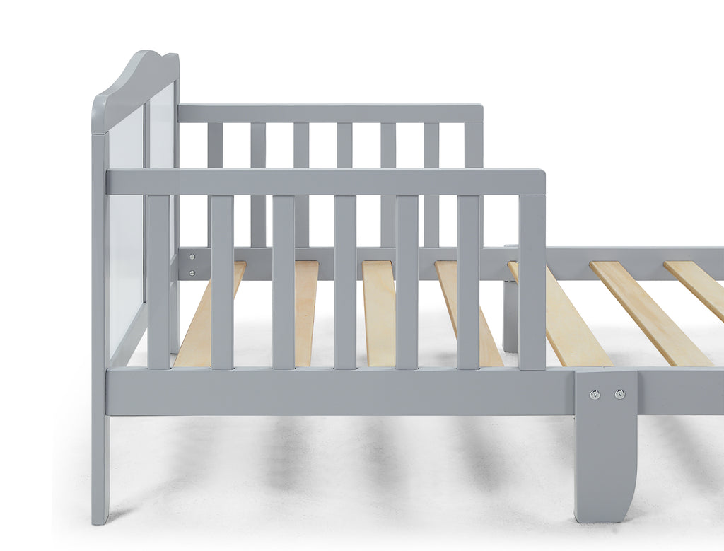 Birdie Toddler Bed Light Gray/White - Grand Goldman