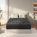 Queen Size Mattress,10 Inch Hybrid Mattress, Individually Pocketed Innerspring, Medium Firm - Grand Goldman Shop