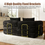 78 Inch Convertible Sleeper Sofa Bed, Futon Boneless Couch Lounge Loveseat with Pull Out Bed, No Assembly Required - Grand Goldman Shop