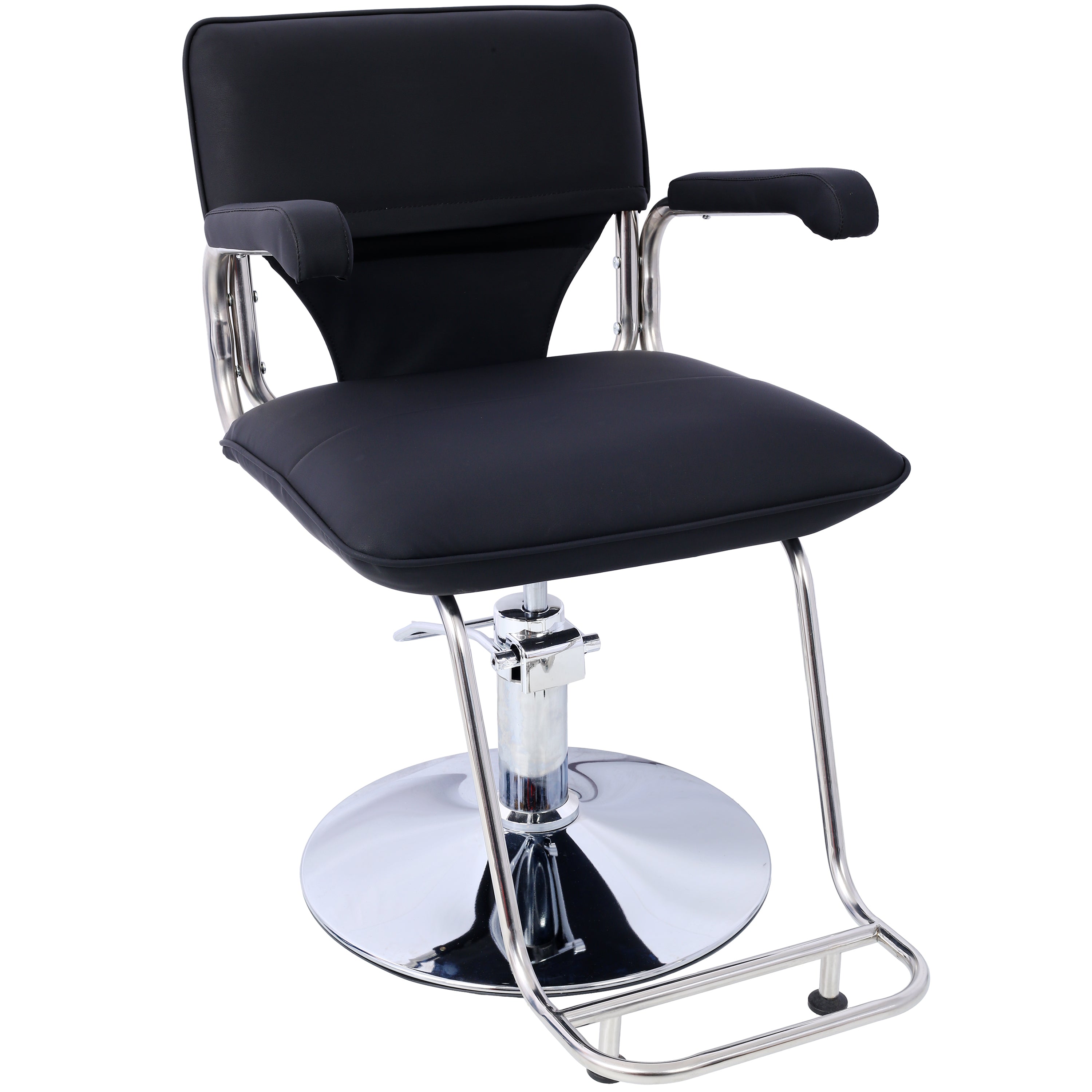Stainless steel frame,Fashion style Hair Salon Chair Styling Heavy Duty Hydraulic Pump Barber Chair Beauty Shampoo Barbering 
