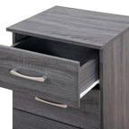 Chic Gray Contemporary Nightstand with Storage and Modern Design - Grand Goldman Shop
