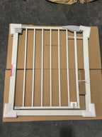 2 Pack 29.5-44.1' Wide Baby Gate for Stairs, Dog Gate Indoor for Doorways, No Drilling Pressure Mounted Pet Gates for Kids, E