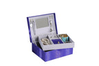 9.8' Long Jewelry Case, Azure Blue - Grand Goldman Shop
