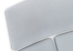 Office Chair, Adjustable Height, Swivel, Ergonomic, Armrests, Computer Desk, Work, Grey Mesh, White Metal, Contemporary, Mode