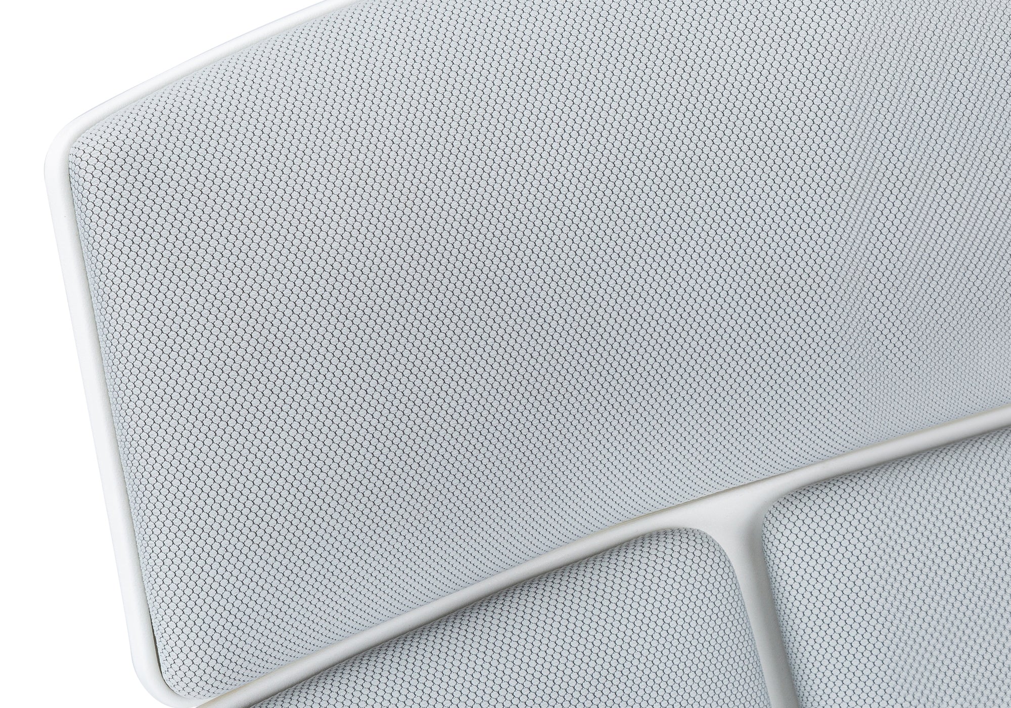 Office Chair, Adjustable Height, Swivel, Ergonomic, Armrests, Computer Desk, Work, Grey Mesh, White Metal, Contemporary, Mode